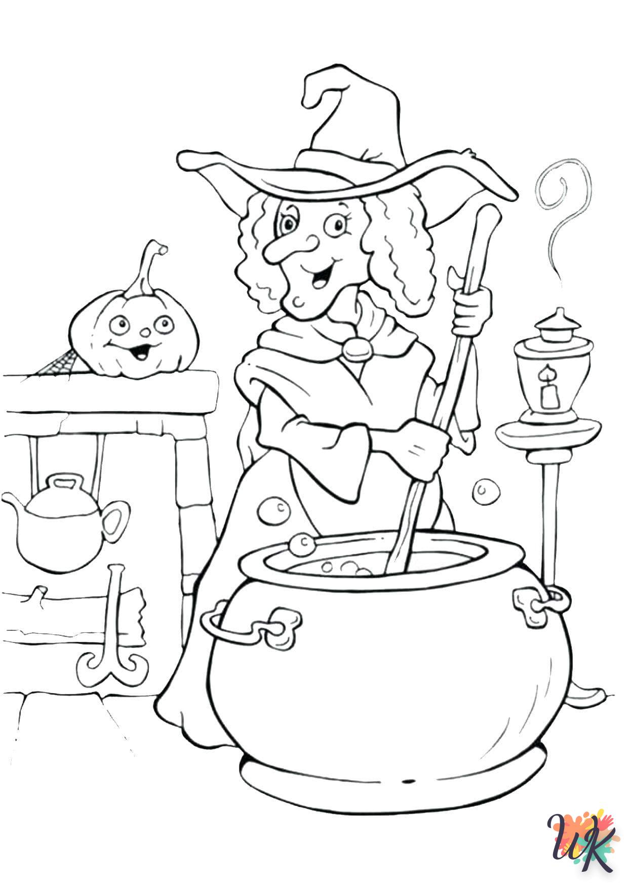 Strega 82 Disegni da Colorare Strega 80
